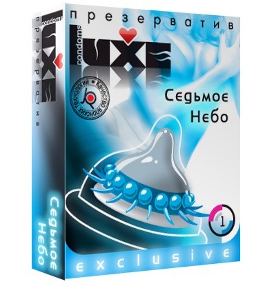 Презерватив LUXE  Exclusive  Седьмое небо  - 1 шт. - Luxe - купить с доставкой в Симферополе