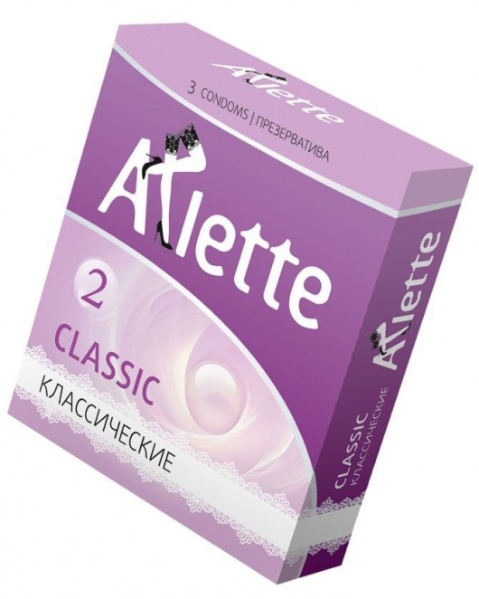 Классические презервативы Arlette Classic - 3 шт. - Arlette - купить с доставкой в Симферополе