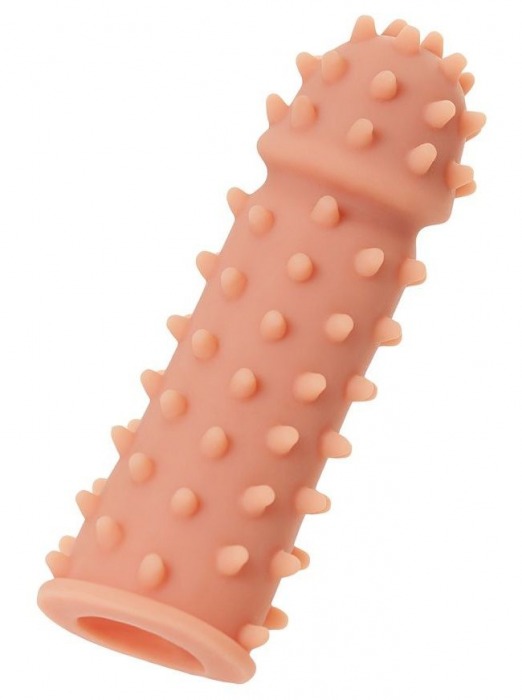 Телесная реалистичная насадка KOKOS Extreme Sleeve 03 с дополнительной стимуляцией - 12,7 см. - KOKOS - в Симферополе купить с доставкой