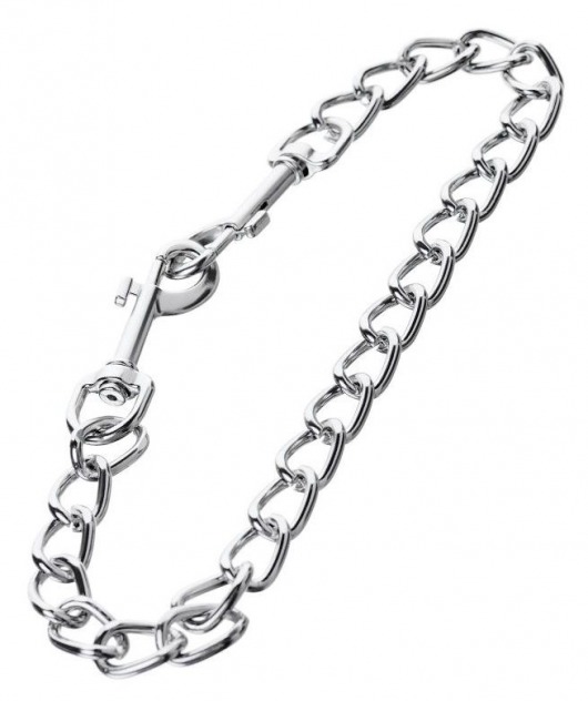 Серебристая соединительная цепочка с двумя карабинами - ToyFa - купить с доставкой в Симферополе