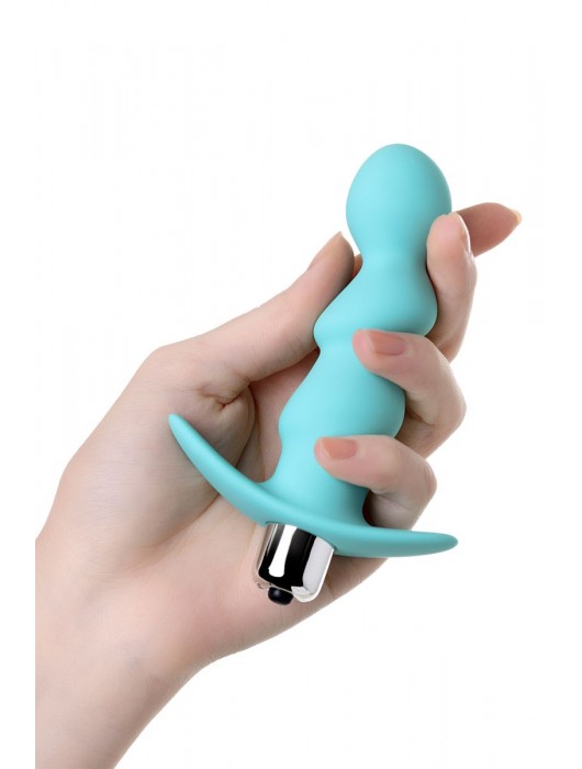 Мятная анальная вибровтулка Bland - 12 см. - ToyFa