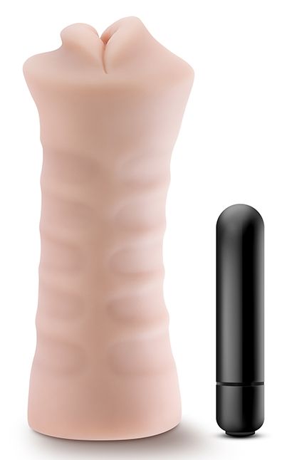 Телесный мастурбатор-ротик Angie - Blush Novelties - в Симферополе купить с доставкой