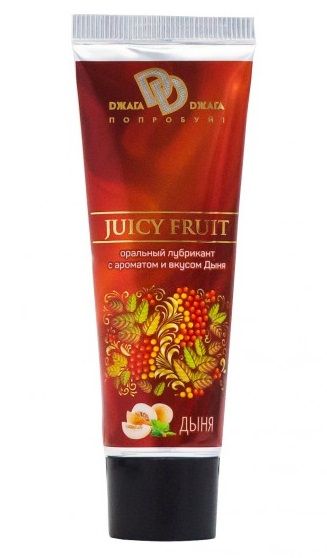 Интимный съедобный лубрикант JUICY FRUIT с ароматом дыни - 30 мл. - БиоМед - купить с доставкой в Симферополе