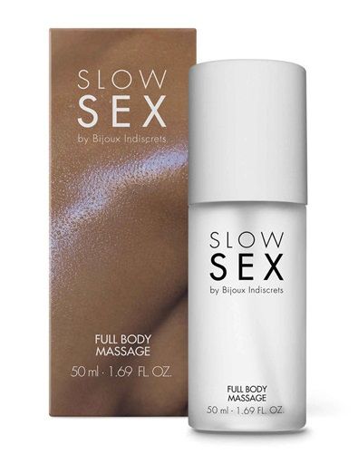 Массажный гель Slow Sex Full Body Massage - 50 мл. - Bijoux Indiscrets - купить с доставкой в Симферополе