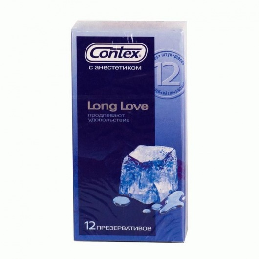 Презервативы с продлевающей смазкой Contex Long Love - 12 шт. - Contex - купить с доставкой в Симферополе