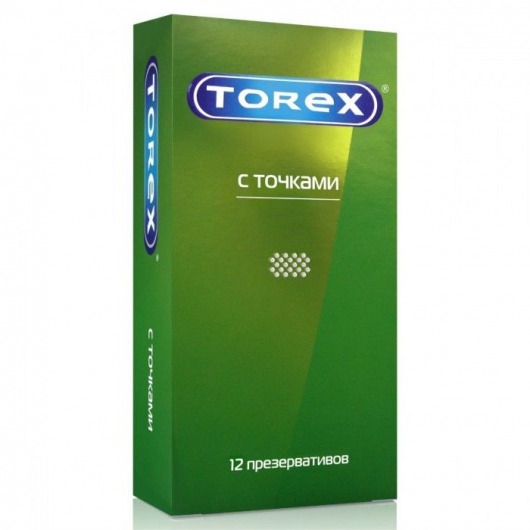 Текстурированные презервативы Torex  С точками  - 12 шт. - Torex - купить с доставкой в Симферополе