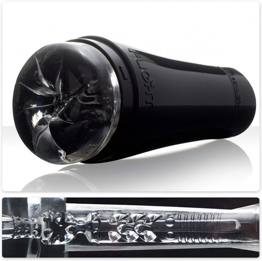 Черный мастурбатор-анус Fleshlight - Flight Pilot - Fleshlight - в Симферополе купить с доставкой