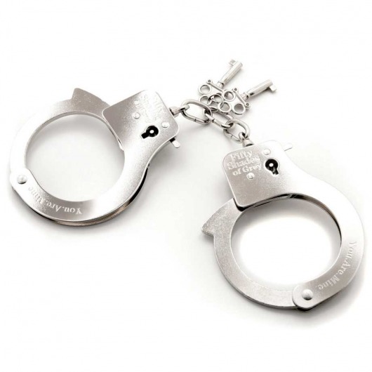 Металлические наручники Metal Handcuffs - Fifty Shades of Grey - купить с доставкой в Симферополе