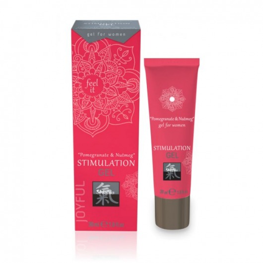 Возбуждающий интимный гель для двоих STIMULATION GEL Pomegranate   Nutmeg - 30 мл. - Shiatsu - купить с доставкой в Симферополе