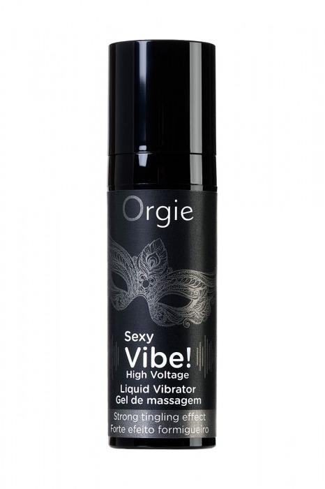 Гель для массажа ORGIE Sexy Vibe High Voltage с эффектом вибрации - 15 мл. - ORGIE - купить с доставкой в Симферополе