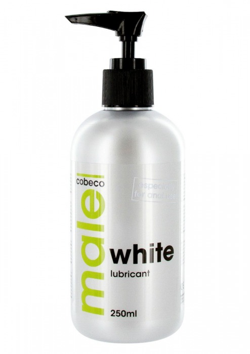 Анальная смазка на водной основе MALE Cobeco White Lubricant - 250 мл. - Cobeco - купить с доставкой в Симферополе