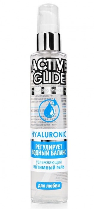 Увлажняющий интимный гель Active Glide Hyaluronic - 100 гр. - Биоритм - купить с доставкой в Симферополе