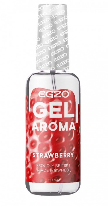 Интимный лубрикант EGZO AROMA с ароматом клубники - 50 мл. - EGZO - купить с доставкой в Симферополе