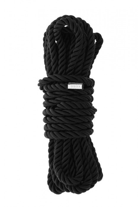 Черная веревка для шибари DELUXE BONDAGE ROPE - 5 м. - Dream Toys - купить с доставкой в Симферополе