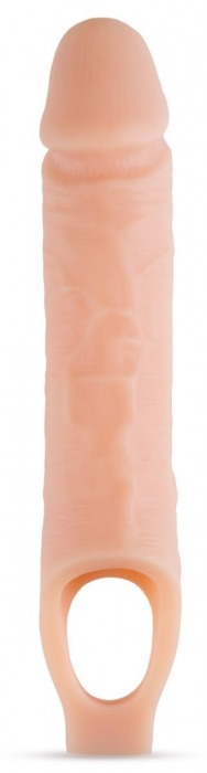 Телесный реалистичный фаллоудлинитель 10 Inch Silicone Cock Sheath Penis Extender - 25,4 см. - Blush Novelties - в Симферополе купить с доставкой