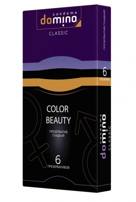 Разноцветные презервативы DOMINO Colour Beauty - 6 шт. - Domino - купить с доставкой в Симферополе