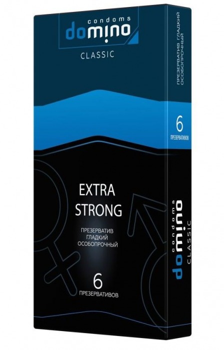 Суперпрочные презервативы DOMINO Extra Strong - 6 шт. - Domino - купить с доставкой в Симферополе