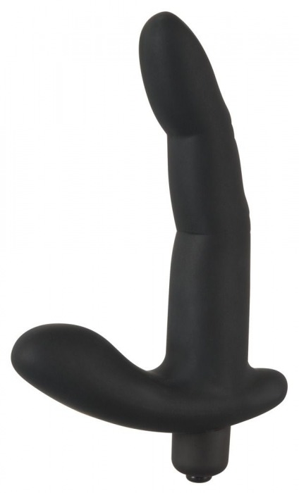 Черный вибромассажер простаты Naughty Finger Prostate Vibe - 13,8 см. - Orion - в Симферополе купить с доставкой