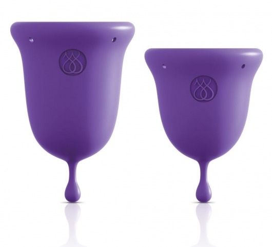 Подарочный набор: розовый тренажер Кегеля MAGIC KEGEL MASTER 2 и фиолетовые менструальные чаши - Magic Motion