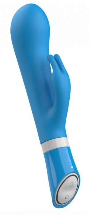 Голубой вибратор-кролик Bwild Deluxe Bunny - 19,3 см. - B Swish