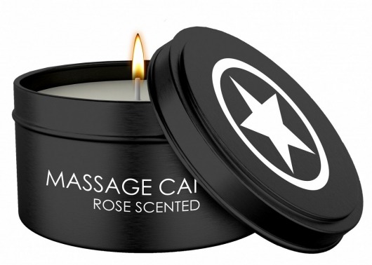 Массажная свеча с ароматом розы Massage Candle - Shots Media BV - купить с доставкой в Симферополе