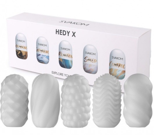Набор из 5 мастурбаторов Hedy X5 Mixed - Svakom - в Симферополе купить с доставкой