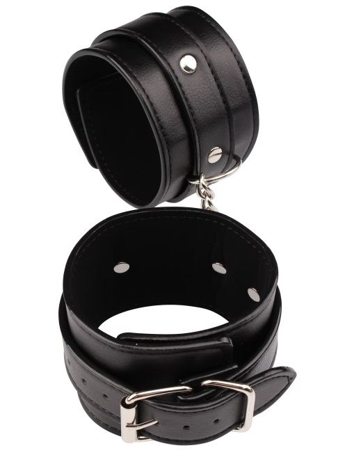 Черные оковы Classic Ankle Cuffs - Chisa - купить с доставкой в Симферополе