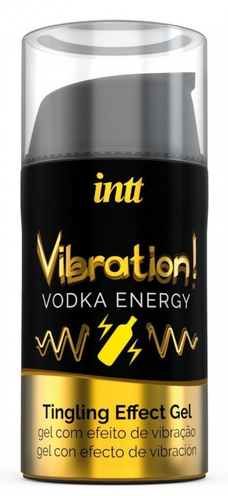 Жидкий интимный гель с эффектом вибрации Vibration! Vodka Energy - 15 мл. - INTT - купить с доставкой в Симферополе