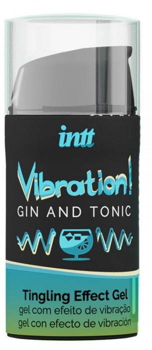 Жидкий интимный гель с эффектом вибрации Vibration! Gin   Tonic - 15 мл. - INTT - купить с доставкой в Симферополе