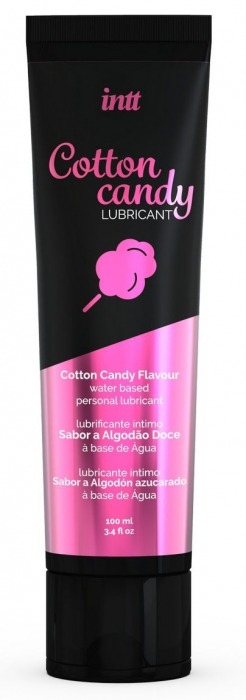 Интимный гель на водной основе Cotton Candy Lubricant - 100 мл. - INTT - купить с доставкой в Симферополе