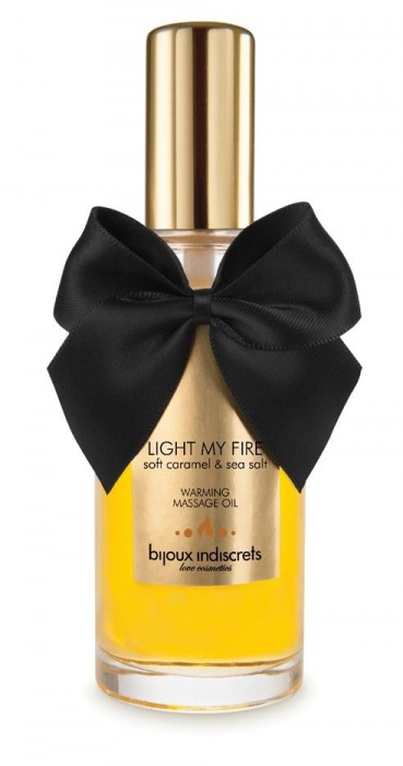 Массажное масло Light My Fire с ароматом карамели - 100 мл. - Bijoux Indiscrets - купить с доставкой в Симферополе
