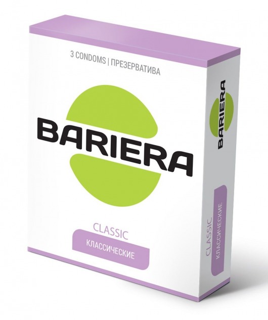 Классические презервативы Bariera Classic - 3 шт. - Bariera - купить с доставкой в Симферополе