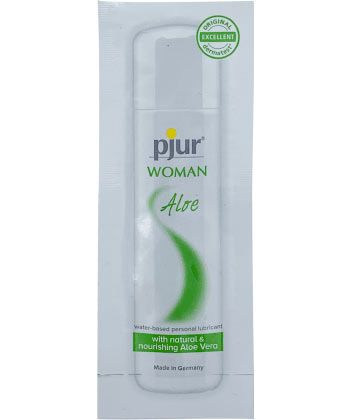 Лубрикант на водной основе pjur WOMAN Aloe - 2 мл. - Pjur - купить с доставкой в Симферополе