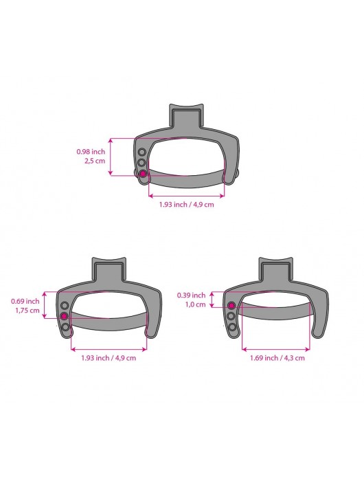 Кольцо с зажимом для мошонки для пояса верности Pubic Enemy - MyStim - купить с доставкой в Симферополе