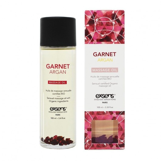 Органическое массажное масло GARNET ARGAN - 100 мл. - Exsens - купить с доставкой в Симферополе