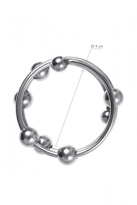 Большое металлическое кольцо под головку пениса - ToyFa - купить с доставкой в Симферополе