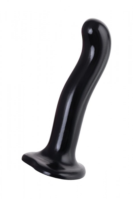 Черный стимулятор для пар P G-Spot Dildo Size M - 18 см. - Strap-on-me - в Симферополе купить с доставкой