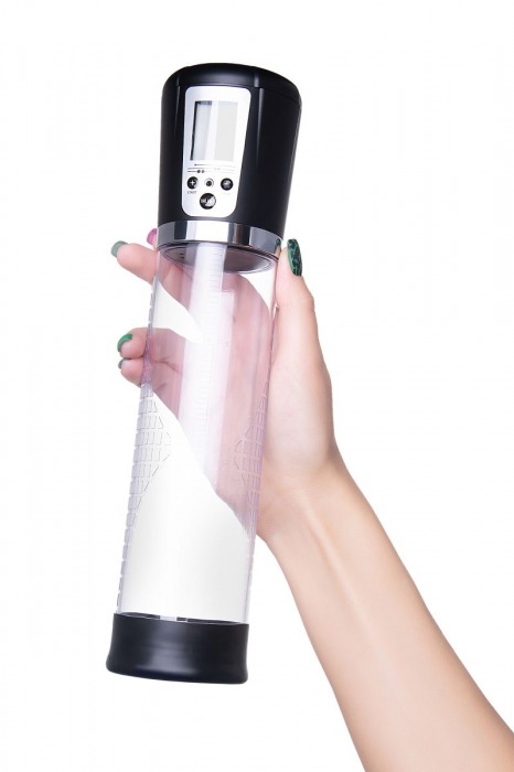 Прозрачная автоматическая помпа для пениса Alrik - Sexus - в Симферополе купить с доставкой