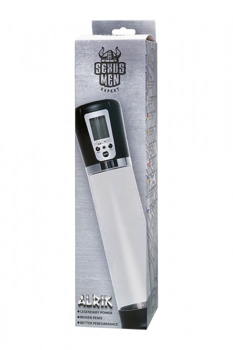 Прозрачная автоматическая помпа для пениса Alrik - Sexus - в Симферополе купить с доставкой