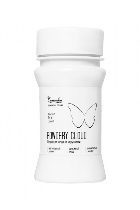 Пудра для ухода за игрушками Powdery Cloud с нейтральным ароматом - 40 гр. - Eromantica - купить с доставкой в Симферополе