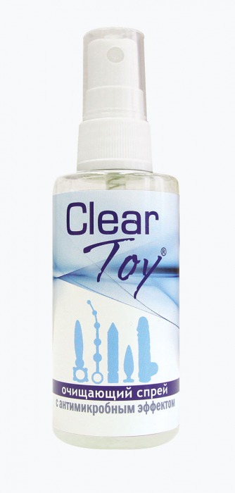 Очищающий спрей Clear Toy с антимикробным эффектом - 100 мл. - Биоритм - купить с доставкой в Симферополе