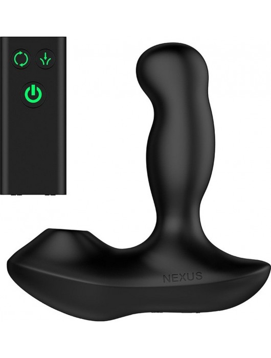 Черный вибратор-ротатор для стимуляции простаты Nexus Revo Air - Nexus Range - в Симферополе купить с доставкой