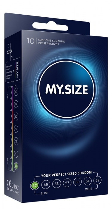 Презервативы MY.SIZE размер 47 - 10 шт. - My.Size - купить с доставкой в Симферополе