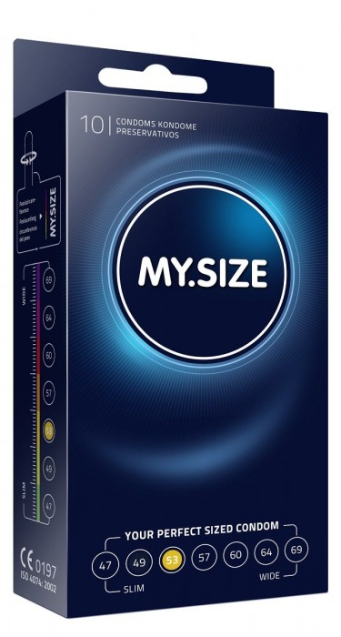 Презервативы MY.SIZE размер 53 - 10 шт. - My.Size - купить с доставкой в Симферополе