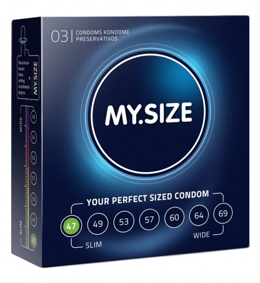 Презервативы MY.SIZE размер 47 - 3 шт. - My.Size - купить с доставкой в Симферополе