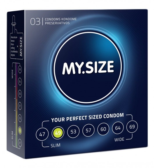 Презервативы MY.SIZE размер 49 - 3 шт. - My.Size - купить с доставкой в Симферополе
