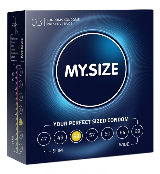 Презервативы MY.SIZE размер 53 - 3 шт. - My.Size - купить с доставкой в Симферополе