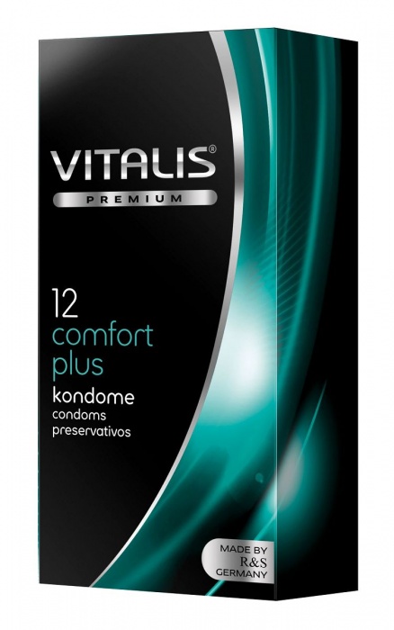 Контурные презервативы VITALIS PREMIUM comfort plus - 12 шт. - Vitalis - купить с доставкой в Симферополе