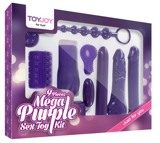 Эротический набор Toy Joy Mega Purple - Toy Joy - купить с доставкой в Симферополе