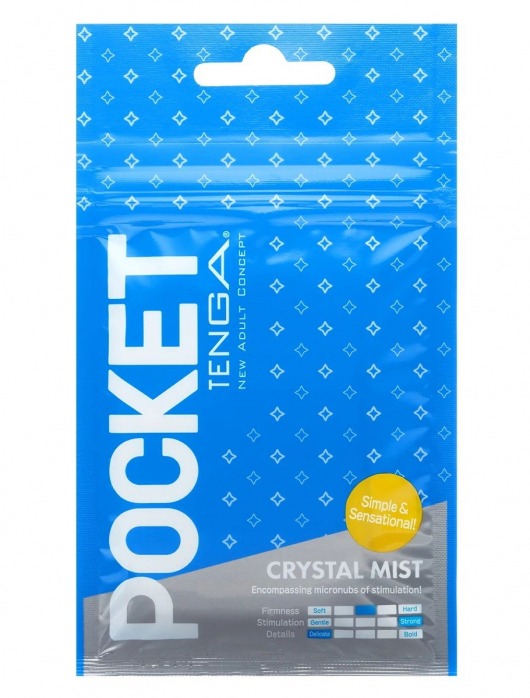 Карманный мастурбатор Crystal Mist - Tenga - в Симферополе купить с доставкой